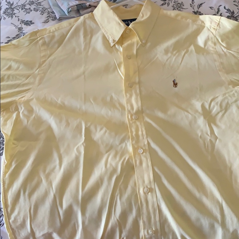 Light yellow Ralph Lauren dress shirt